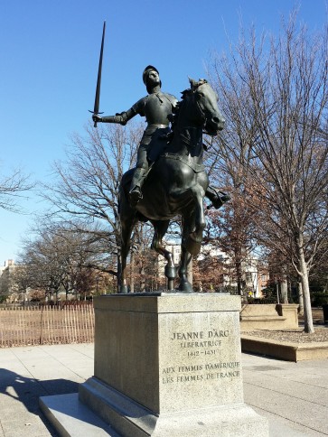Jeanne D'Arc Leberatrice, Joan of Arc, Meridian Hill Park